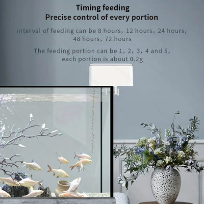 Automatic WiFi Fish Feeder with Smart Controls