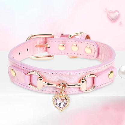 Cat Necklace & Harness Set - Pet Collar with Leash for Kittens & Puppies