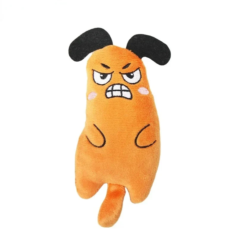 Catnip Chew Toy - Interactive Thumb Bite Toy for Dental Health and Play