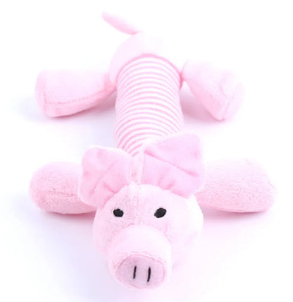 Stuffing-Free Squeaky Dog Toy with Crinkle