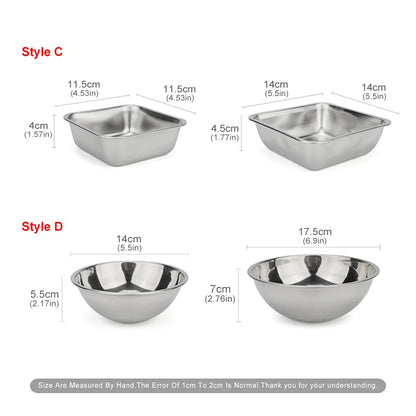 Stainless Steel Pet Food & Water Bowl