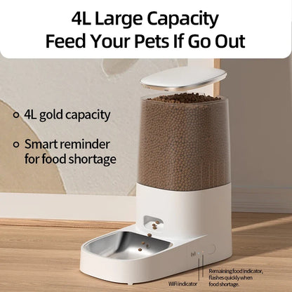 Smart WiFi Automatic Cat Feeder with Remote Control