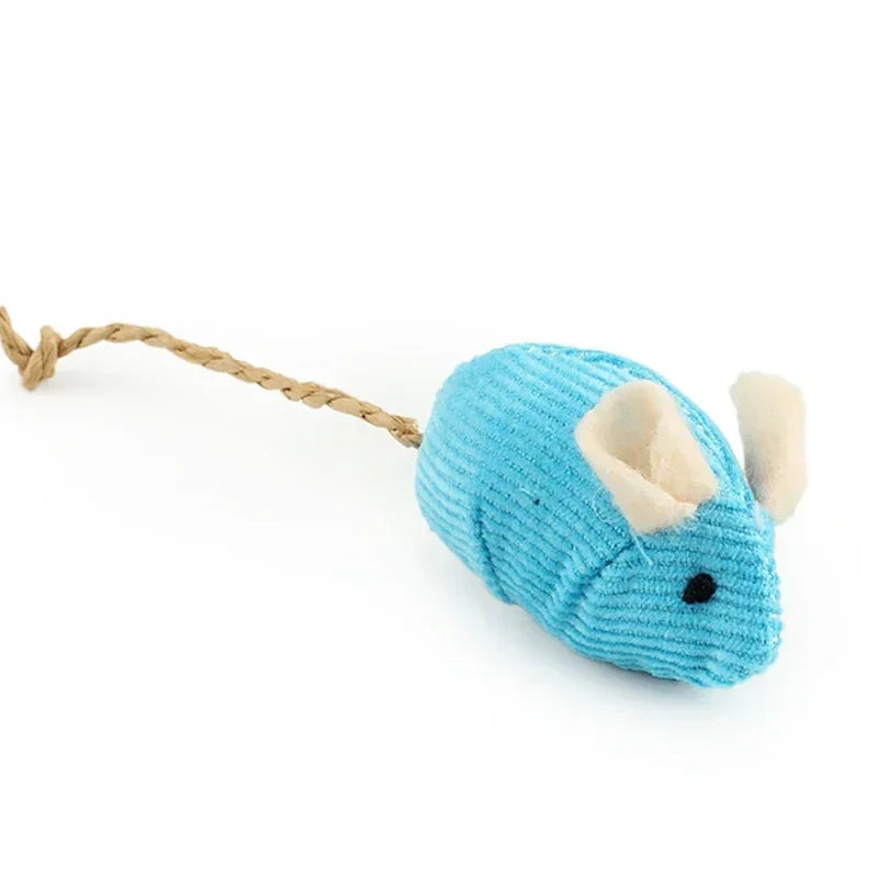 Plush Catnip Mouse Toy for Cats