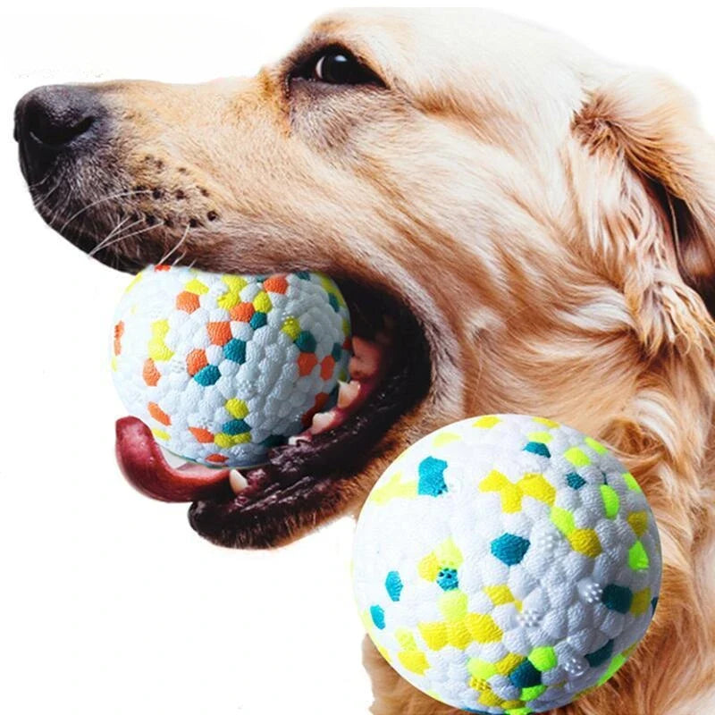 Durable Dog Ball Toy - Bite Resistant Interactive Chew Toy for Small to Large Dogs