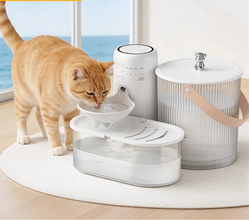 Smart Pet Water Fountain 3L Wireless Ultra Silent