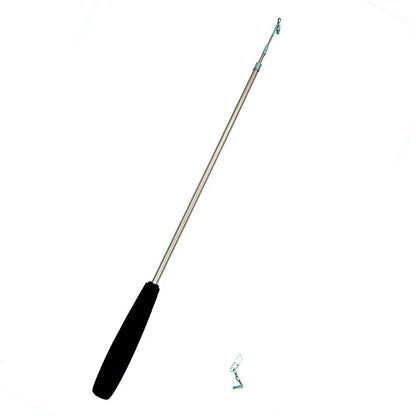 Feather Wand Cat Toy with Bell & Worm String - Interactive Teaser Set
