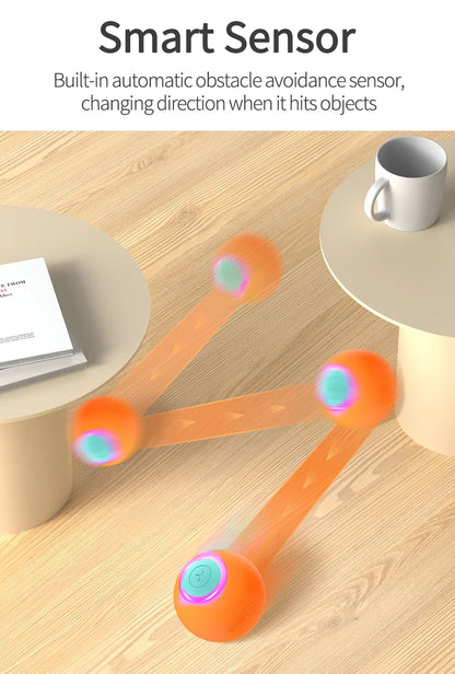 Smart Interactive Cat Ball - Automatic Rolling Electric Pet Toy