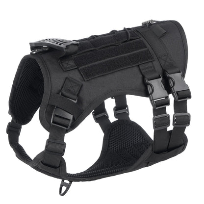 Tactical Chest Strap Dog Harness with Reinforcement Loop
