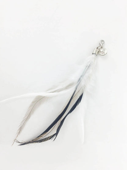 Hands-Free Suction Cup Cat Toy - Interactive Feather Wand Set