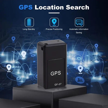 GF07 Magnetic Mini GPS Tracker for Vehicles, Pets & Personal Use