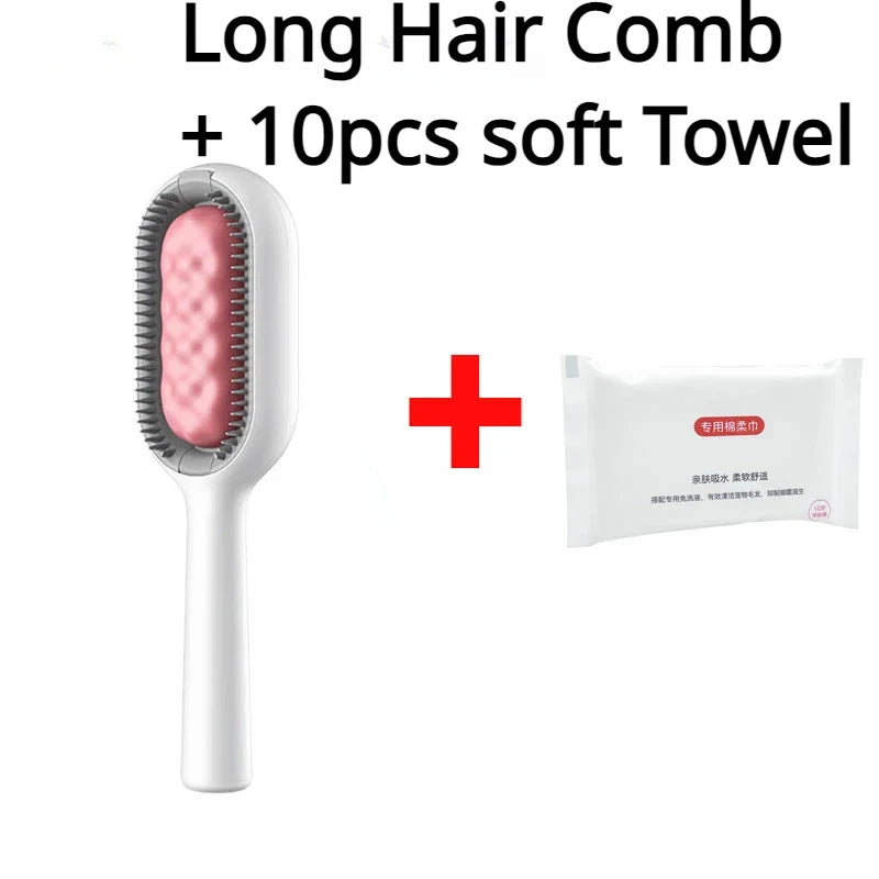 Double-Sided Pet Hair Removal Brush