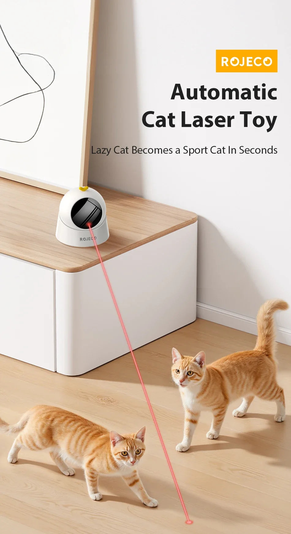 Automatic Interactive Electric Laser Cat Toy
