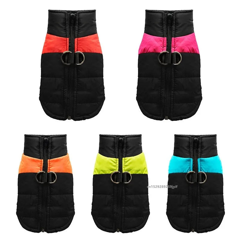 Waterproof Winter Dog Coat - Padded Vest Jacket for All Sizes