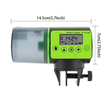 Large Capacity Intelligent Timed Automatic Fish Tank Feeder