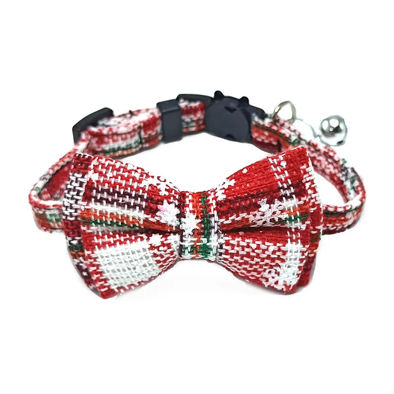 Breakaway Cat Collar with Bow Tie and Bell