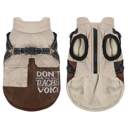 Reflective Winter Vest Harness Jacket for Dogs & Cats