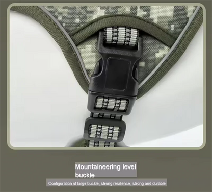 No-Pull Reflective Tactical Dog Harness Vest