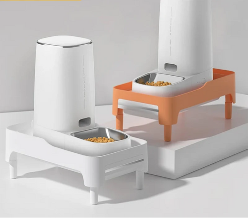 Adjustable Elevated Pet Feeder Stand for Cats & Dogs