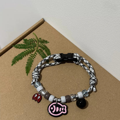 Adjustable Braided Cat Collar with Bell