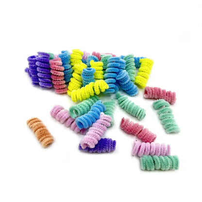 Colorful Coil Spring Cat Toys – 10 Pack