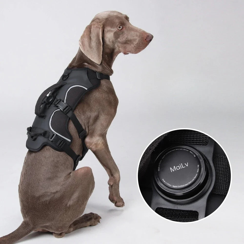Tactical Military Vest Dog Harness for Large Dogs