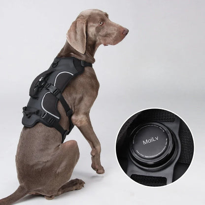 Tactical Military Vest Dog Harness for Large Dogs