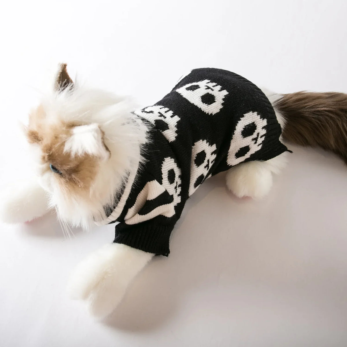 Halloween Skull Knitted Jumper for Cats & Dogs