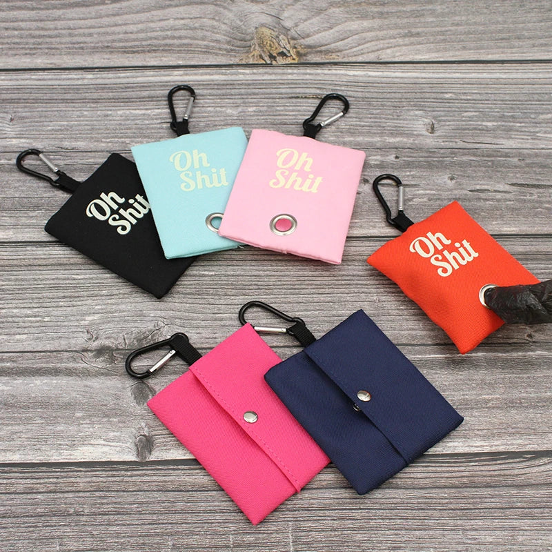 Canvas Dog Poop Bag Dispenser