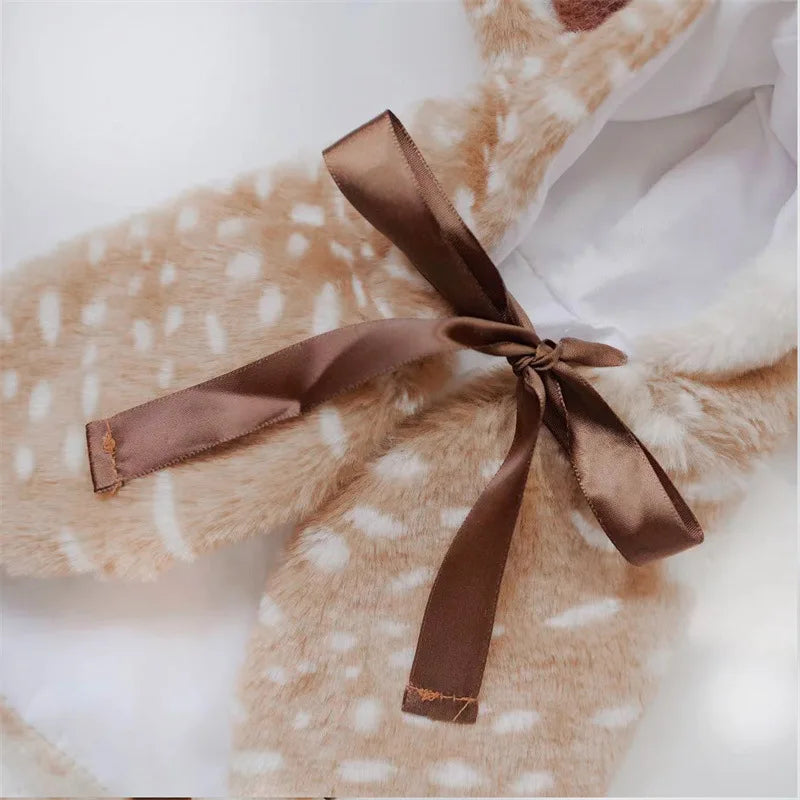 Festive Reindeer Pet Costume Cloak