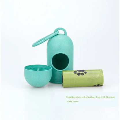 Dog Poop Bag Dispenser with Waste Bags - Convenient Holder for Dog Walks