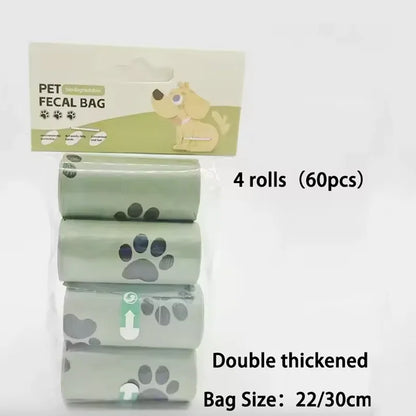 Reflective Dog Leash with Poop Bag Dispenser