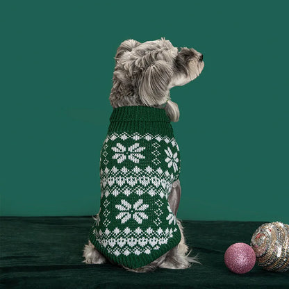 Christmas Pet Sweater, Hoodie & Scarf — Festive Warm Clothes for Dogs & Cats