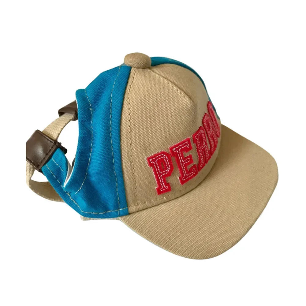 Dog Baseball Cap with Visor - Summer Sun Hat