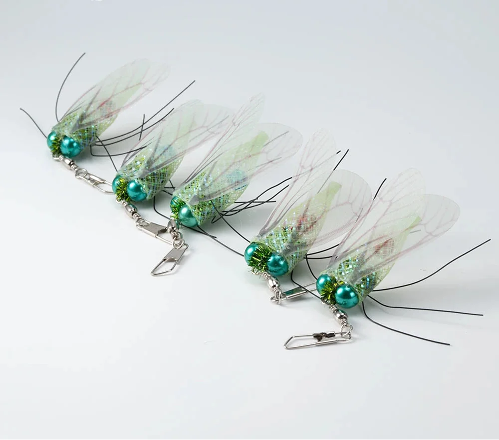 Cicada Bell Cat Teaser Wand Replacement Heads – 5 Pack