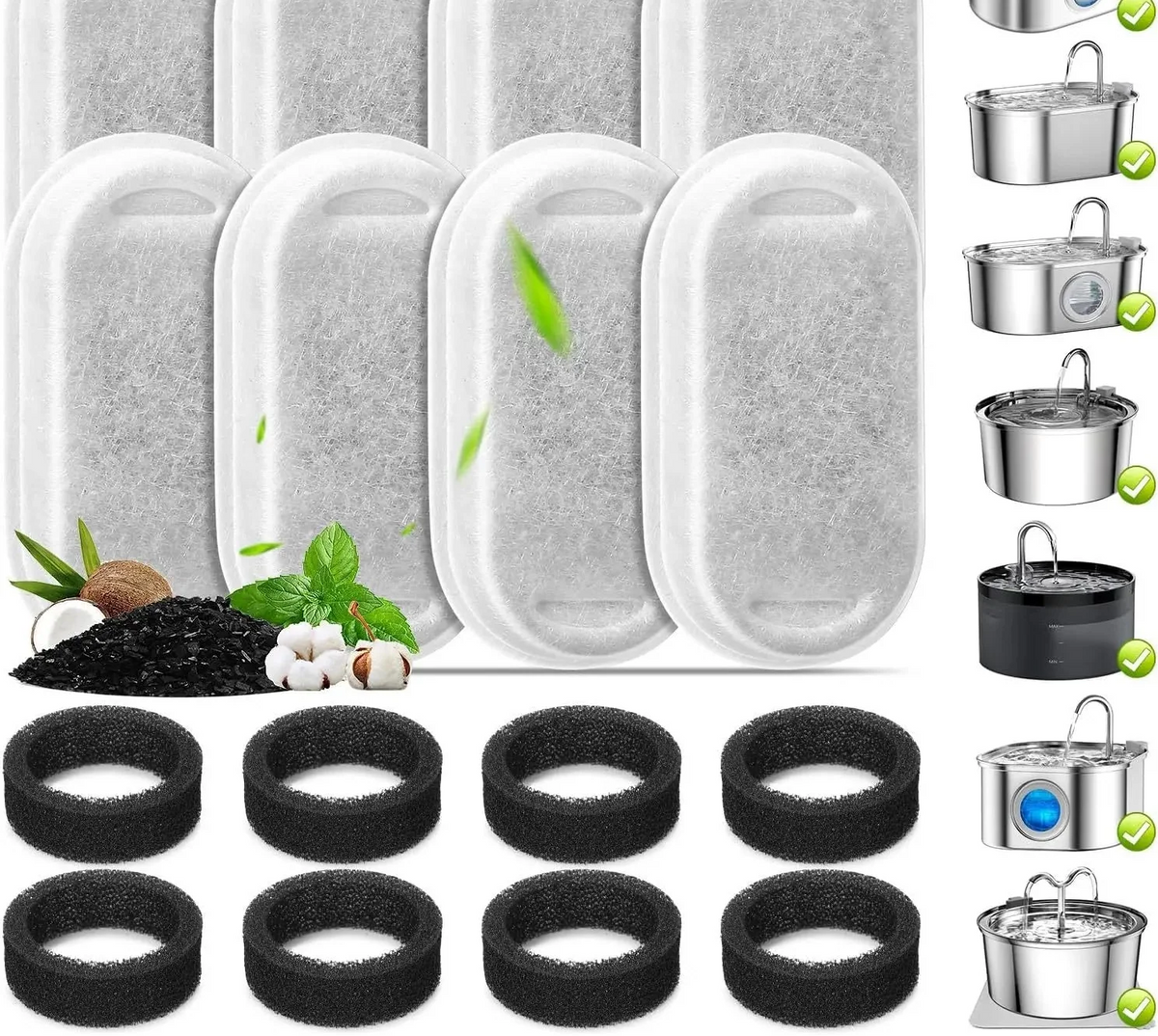 Stainless Steel Water Fountain Replacement Filters