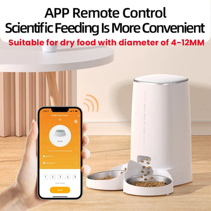 Smart WiFi Automatic Cat Feeder with Remote Control