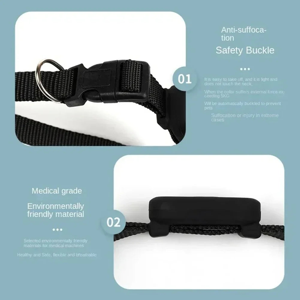 Smart Pet Collar Tracker for Cats & Dogs — 6–12 Month Battery Life
