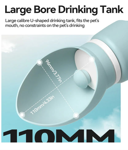 Portable Pet Water Bottle - Leakproof Travel Drinking Bowl