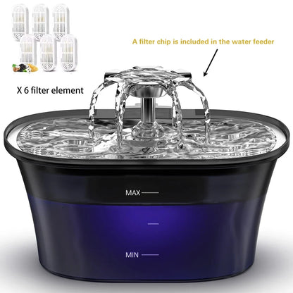 2.5L USB Pet Water Fountain