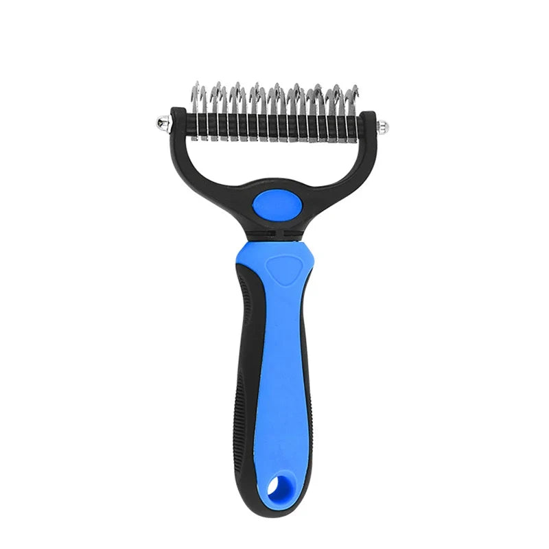 Pet Deshedding Brush - Professional Dog & Cat Hair Remover Grooming Comb