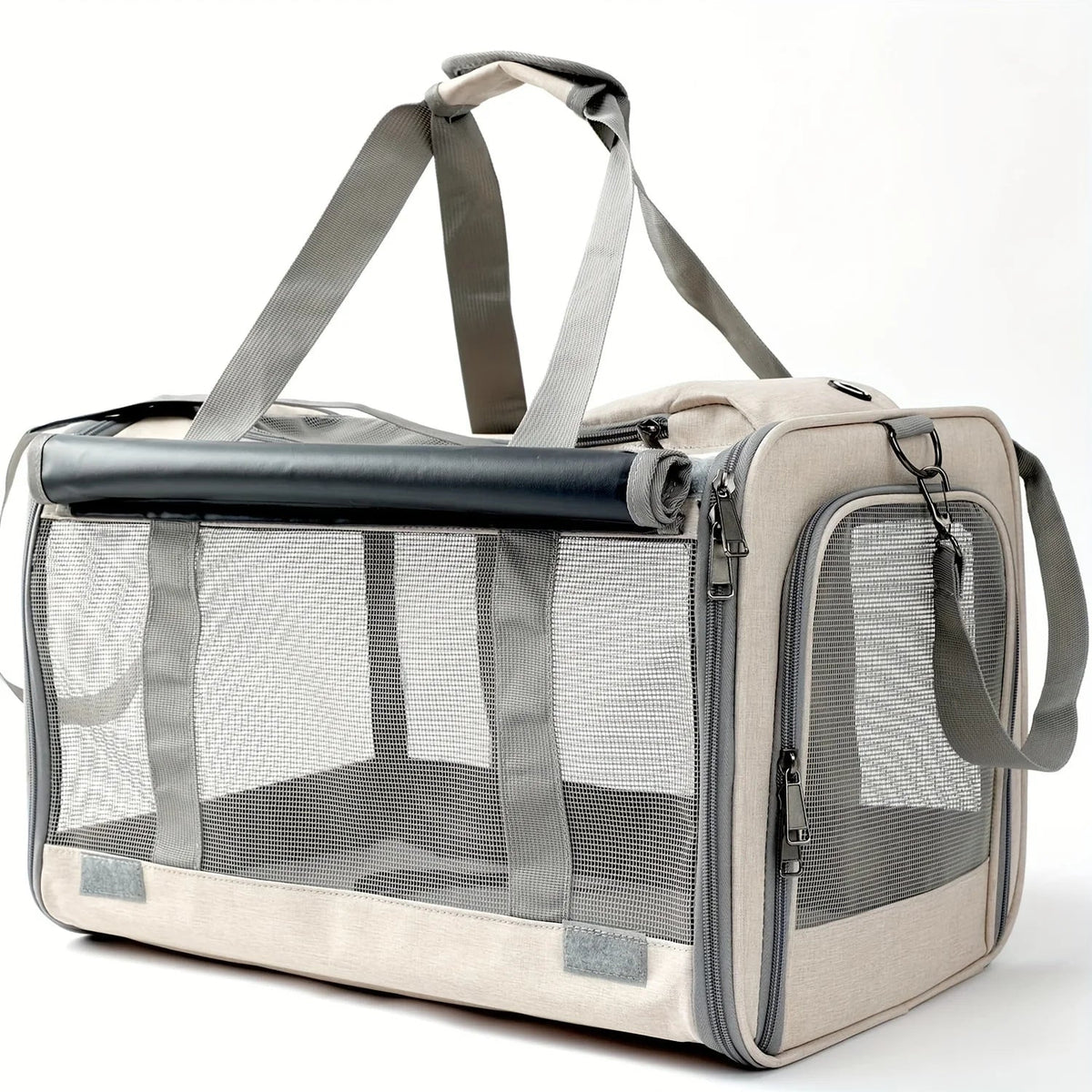 Soft-Sided Pet Carrier for Large & Medium Cats and Puppies