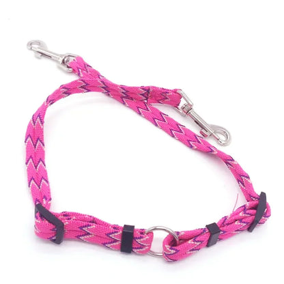 Dual Pet Leash for Two Dogs or Cats - V-Shape Twin Lead