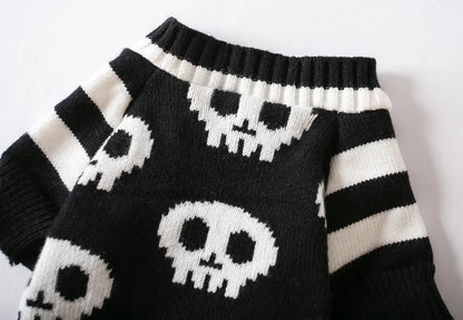 Halloween Skull Knitted Jumper for Cats & Dogs