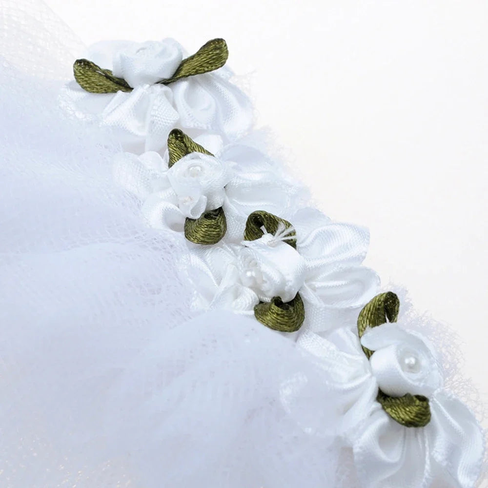 Pet Wedding Veil with Flower