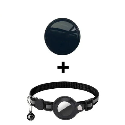 Ultra-Compact 30mm Bluetooth Tracker for Pets, Keys & Bags — Leather Sleeve Option
