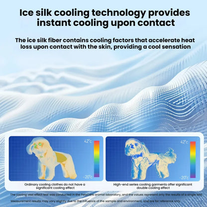 Ice Silk Cooling Jumpsuit for Small Dogs