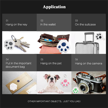 Bluetooth 5.0 Mini Anti-Lost Tracker Tag for Pets, Kids, Keys & Bags