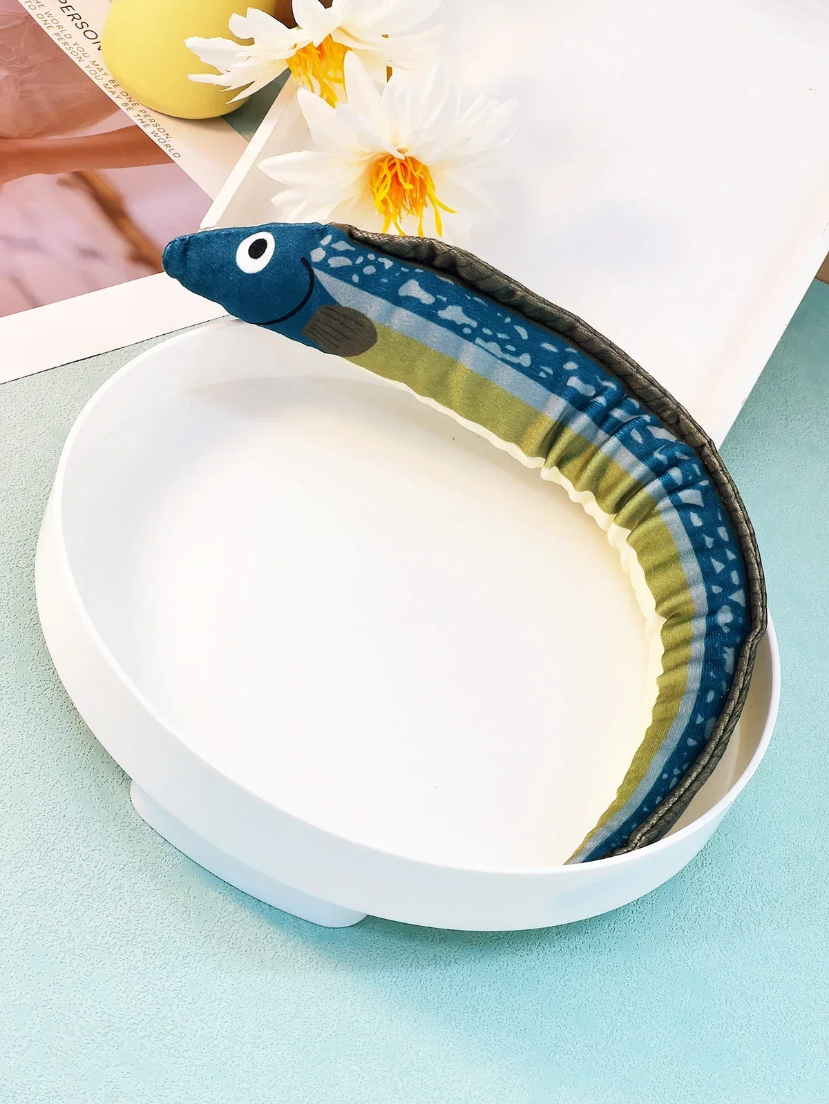 Eel-Shaped Catnip Toy