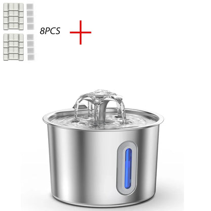 Stainless Steel Automatic Pet Water Fountain