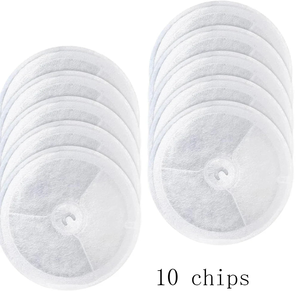 Activated Carbon Replacement Filter Chip Kit for Cat Water Dispensers — 5pc / 10pc